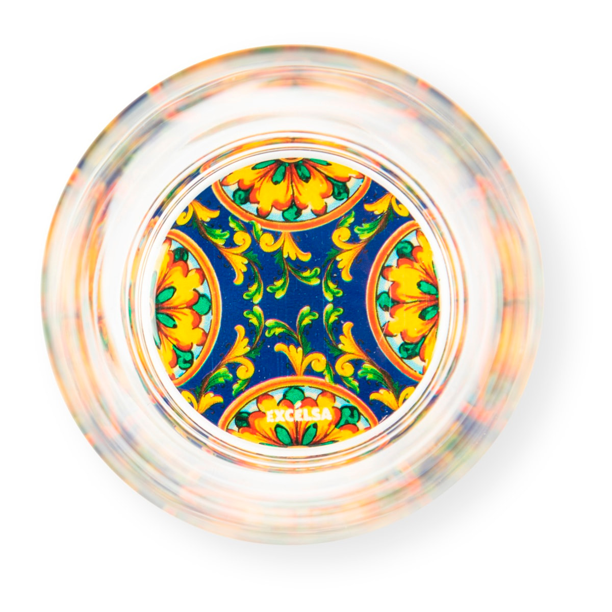 Set 6 Bicchieri Excelsa – Trinacria, Vetro Multicolore