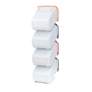 TOMASUCCI pattumiera raccolta differenziata PILLAR Multicolore