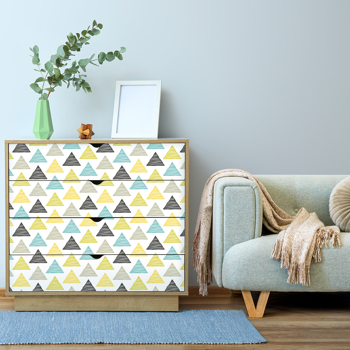 Sticker meuble scandinave finnah 40 x 60 cm