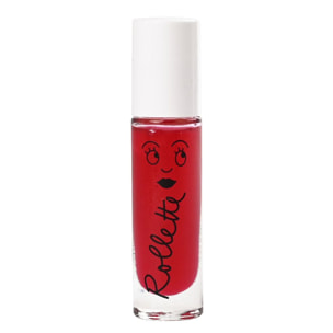 Rollette - Brillant à Lèvres pour Enfants Incolore, Hydratant et Parfumé à la Cerise