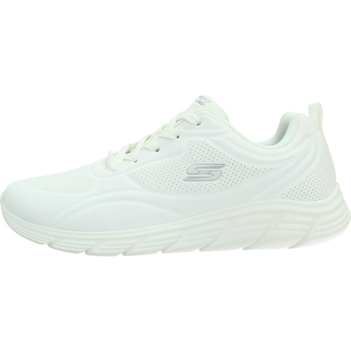 Sneakers De  Mujer Bobs B Flex Lo Cool Ease Blanco