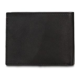 Portafoglio uomo in vera pelle - Modello Aosta - Casual - 12.0 x 10.0 x 2.5 cm