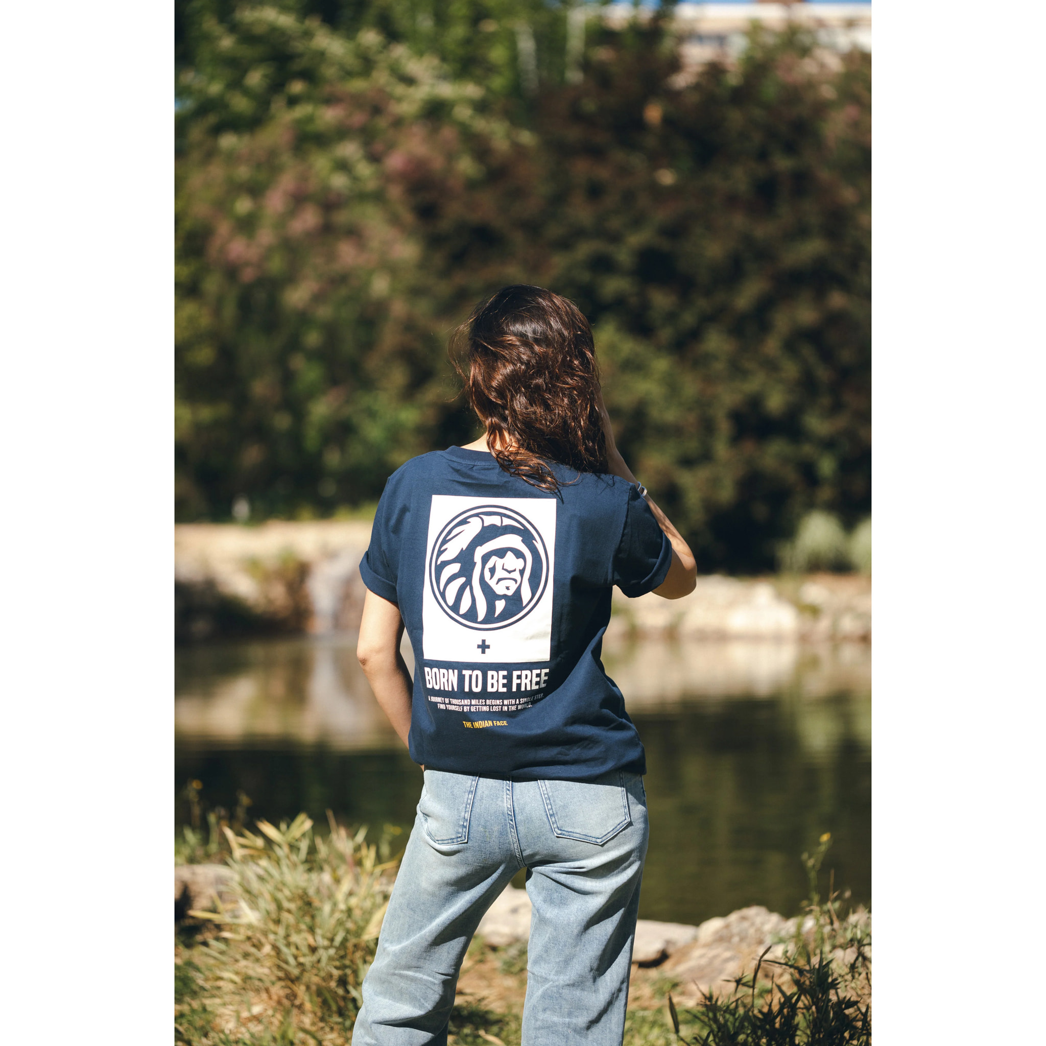 Camisetas para hombre, mujer y niño The Indian Face Nomad Navy Blue
