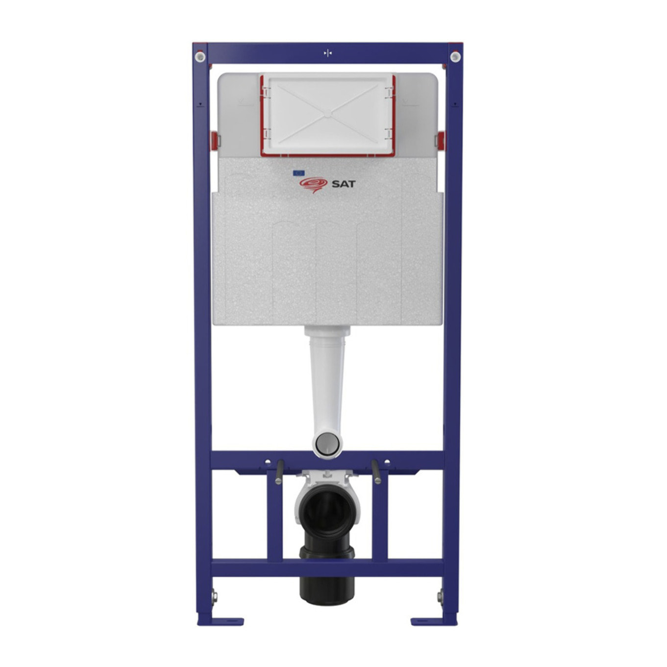 Pack WC bâti-support + WC sans bride Ceramia PixL avec abattant SoftClose + plaque noir (STCEPXWT01-FR)