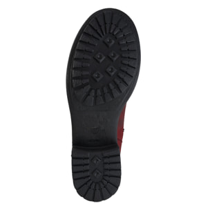 Stivaletti in pelle nabuk con cinturini