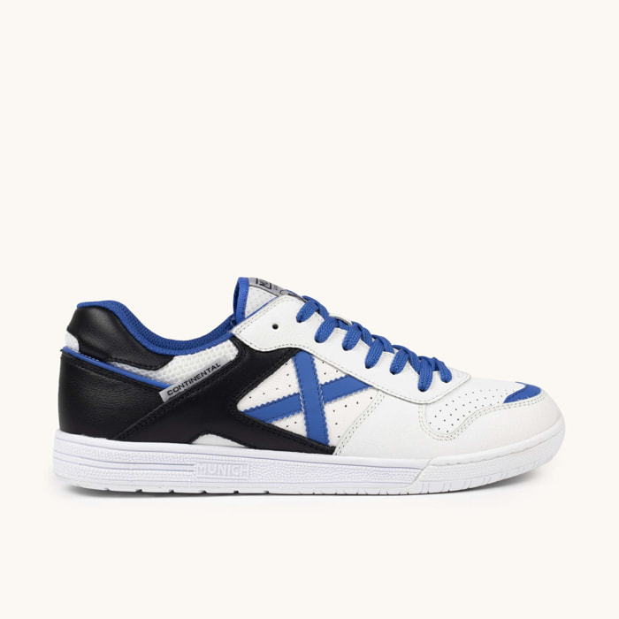 MUNICH CONTINENTAL 973 Zapatillas de Fútbol Sala Profesionales Blancas y Azules