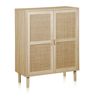 Armario bajo Made Pino - Rattan