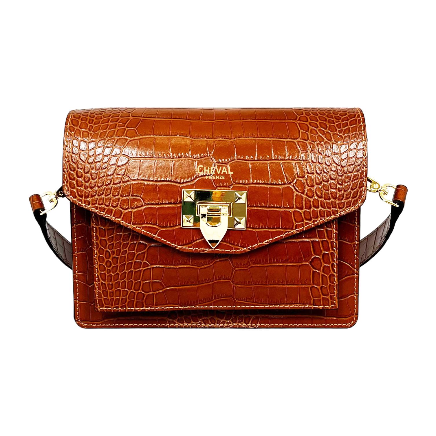 Bolso de hombro Cheval Firenze Charlotte Camel