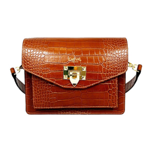 Bolso de hombro Cheval Firenze Charlotte Camel