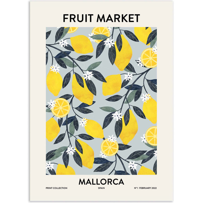 Affiche - Mallorca market - El Buen Limon