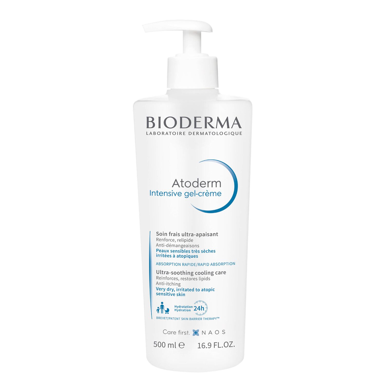 Atoderm Intensive Gel-Crème - Soin Frais Ultra-Apaisant Peaux sensibles