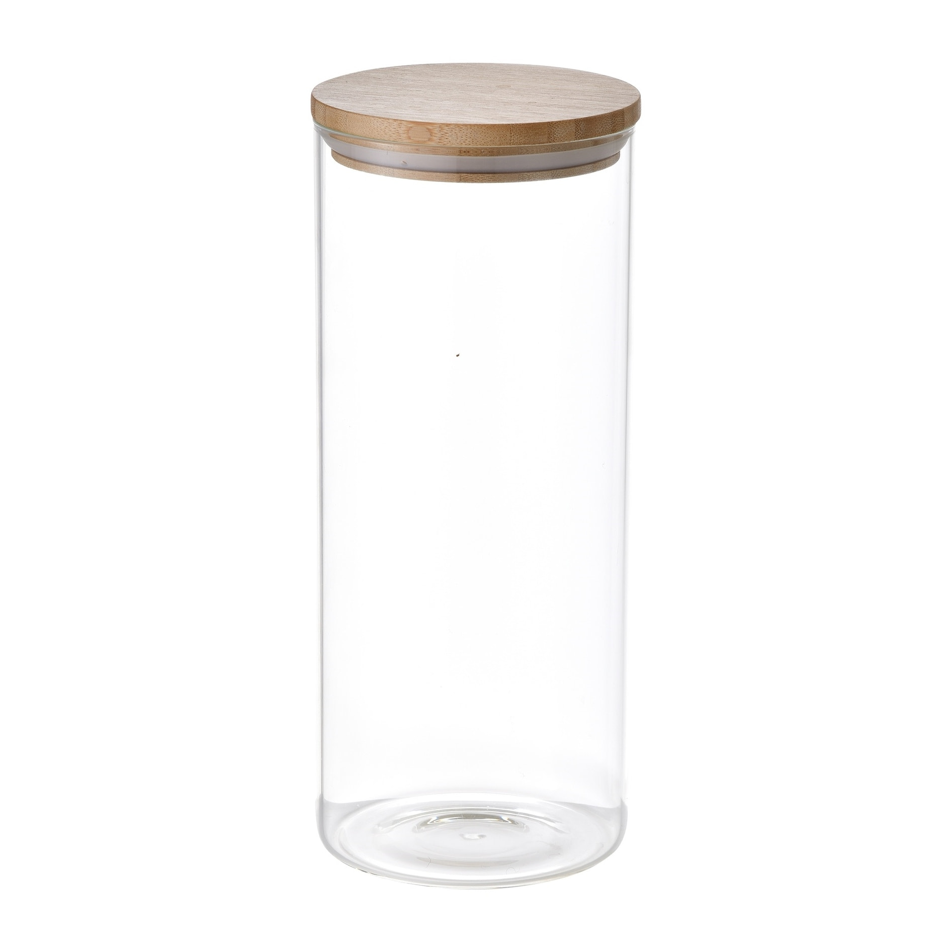 Set de 9 botes en borosilicato (3x 0,6l + 3x 1,4l + 3x 2,1l) para almacenaje de alimentos natur
