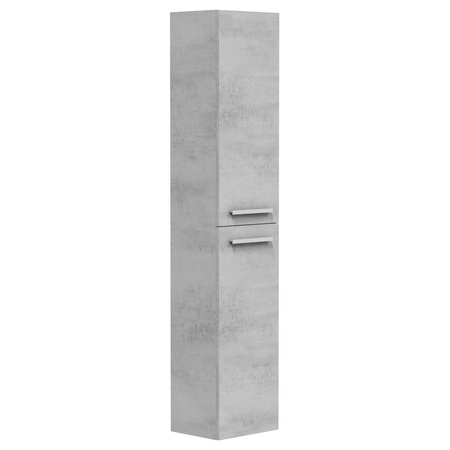Columna de baño Alise 2p color Cemento, 30 cm (Ancho) x 25 cm (Fondo) x 150 cm (Alto)