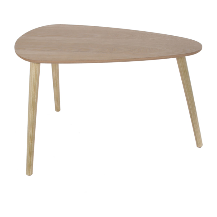 Table Gigogne Bois Galet X2