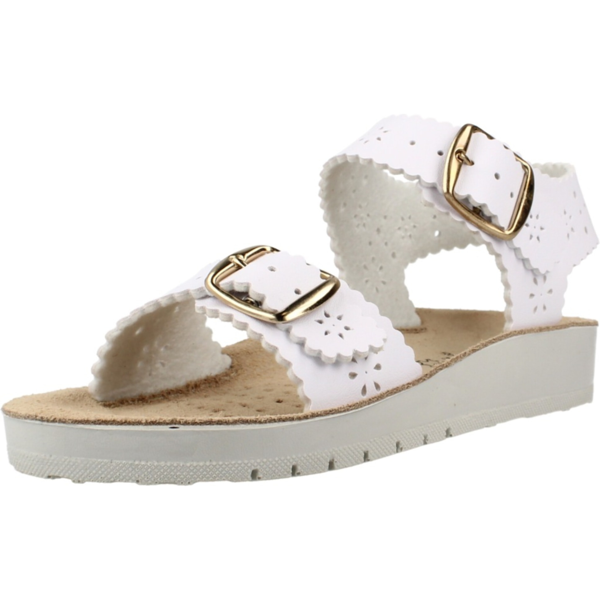 Sandalias Niña de la marca GEOX  modelo J SANDAL COSTAREI BLANCO