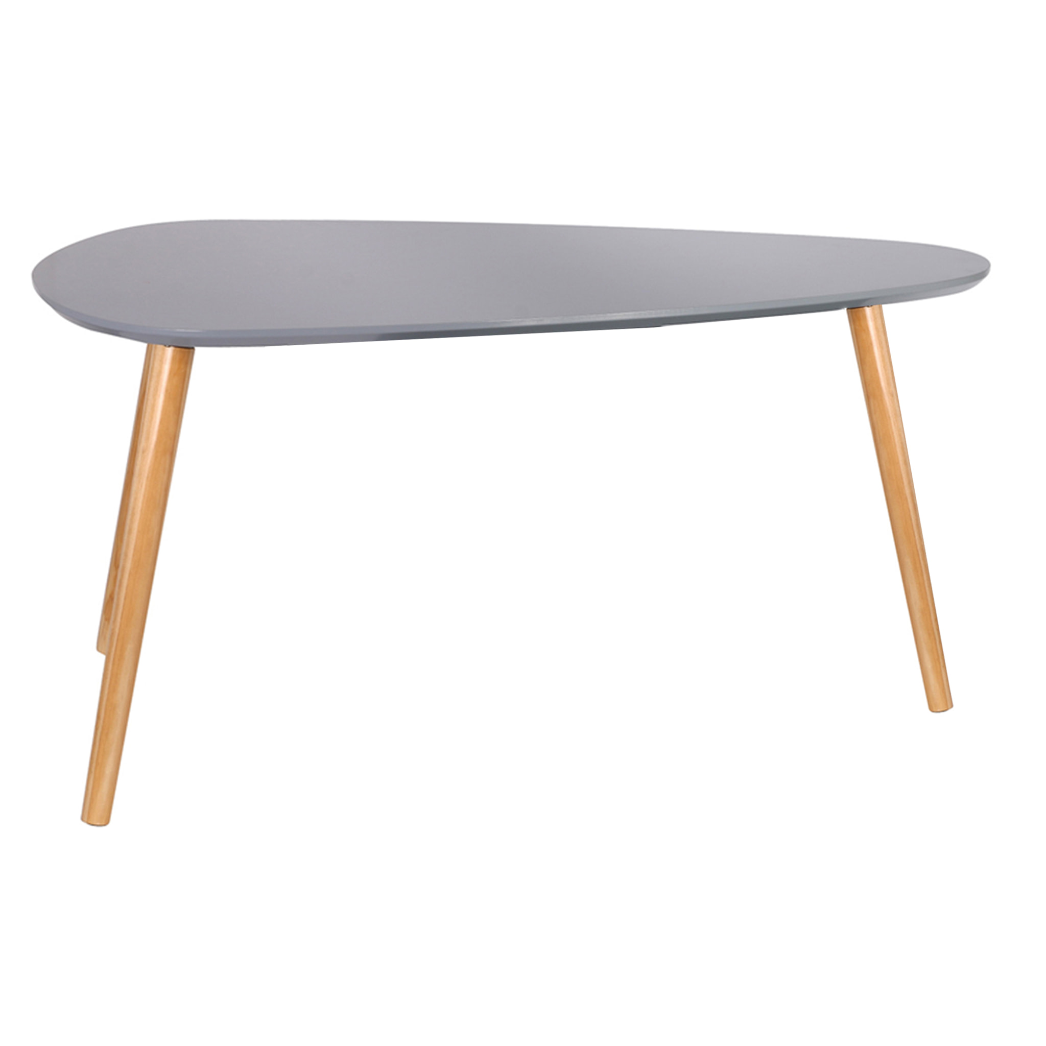 Table Gigogne Bois Galet Gris