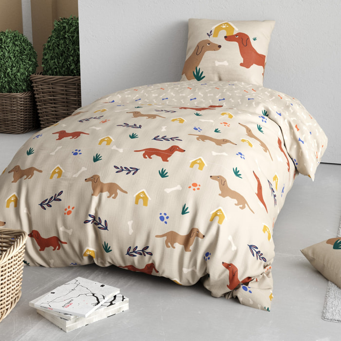 Parure de lit enfant 100% coton - MEDOR