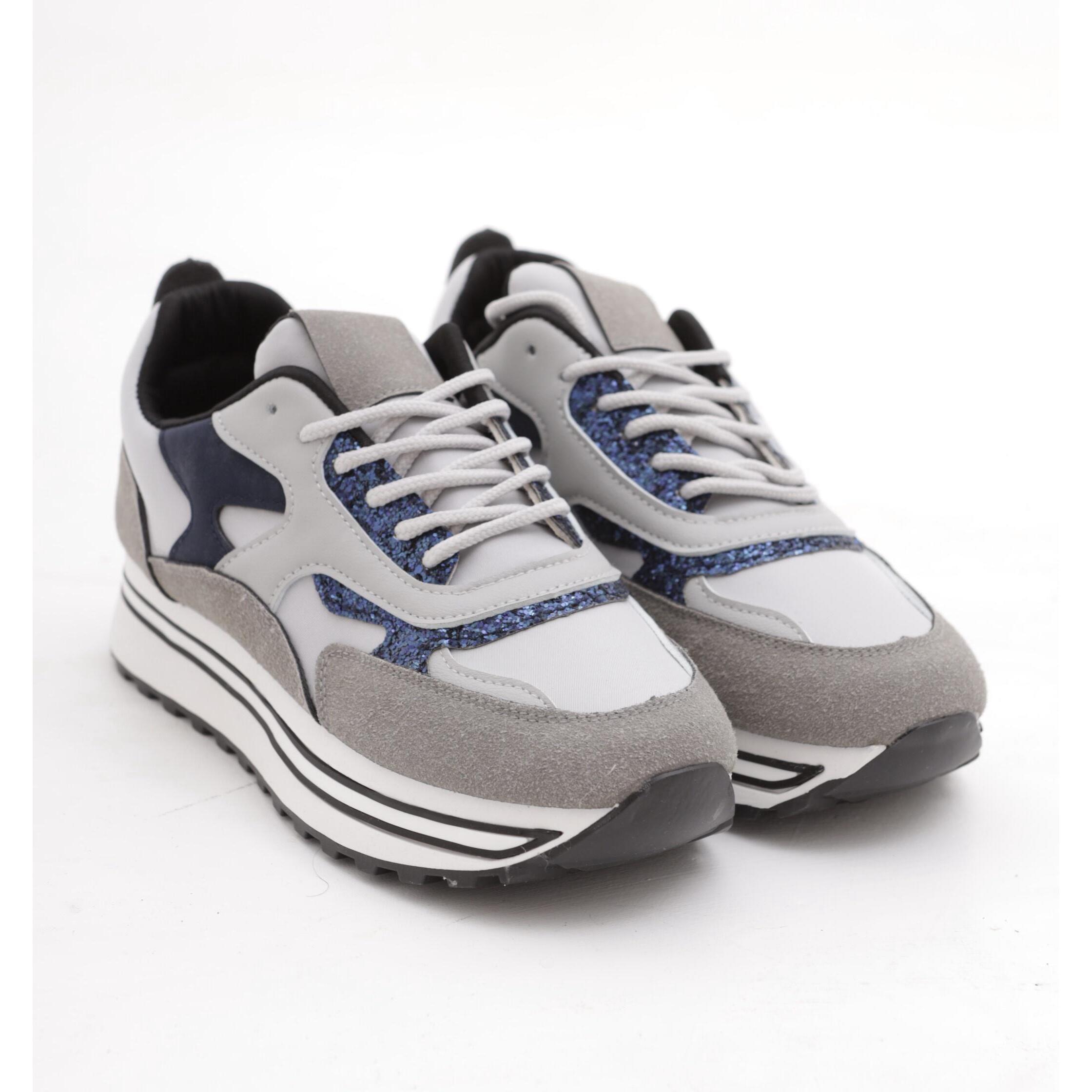 SNEAKERS CHOCOLA' COLOUR BLOCK GRIGIO