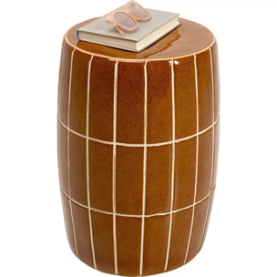 Table d'appoint Bliss Tile 33cm marron Kare Design