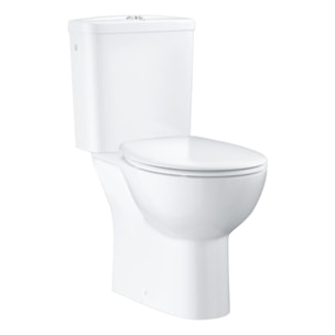 WC à poser sans bride GROHE Bau Ceramic Quickfix avec abattant frein de chute declipsable