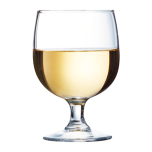 6 Verres à pied 19 cl Amelia - Arcoroc