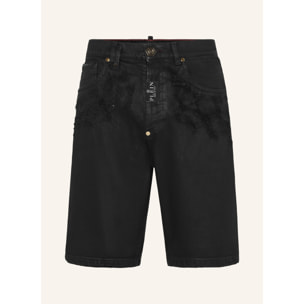PHILIPP PLEIN Pantalones cortos vaqueros