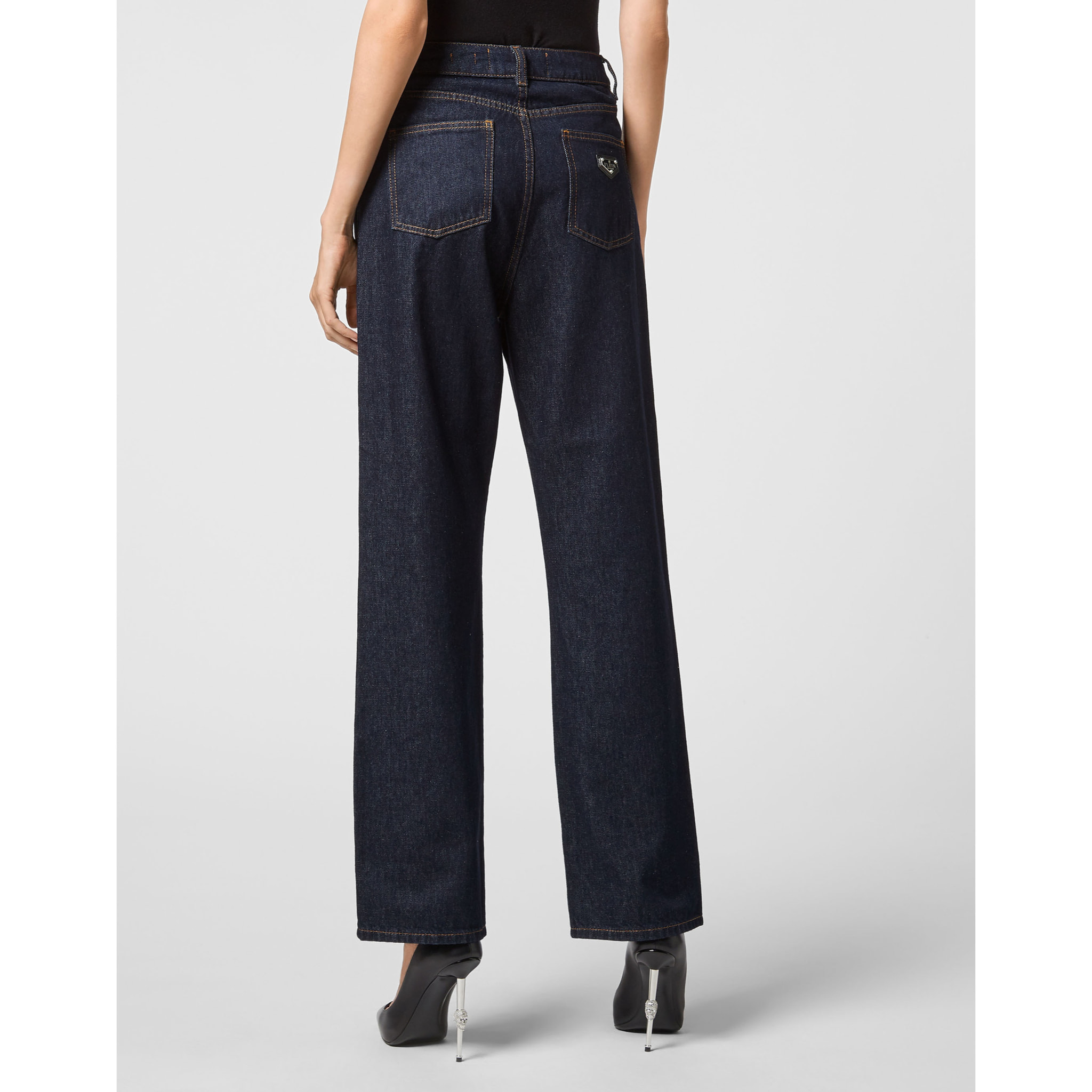 PHILIPP PLEIN Pantalones vaqueros Loose Fit ICONIC PLEIN