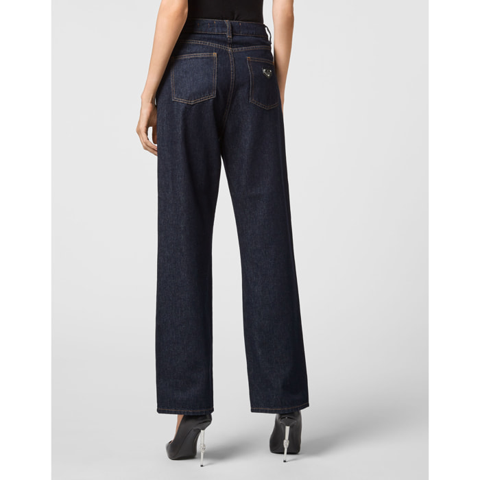 PHILIPP PLEIN Pantalones vaqueros Loose Fit ICONIC PLEIN