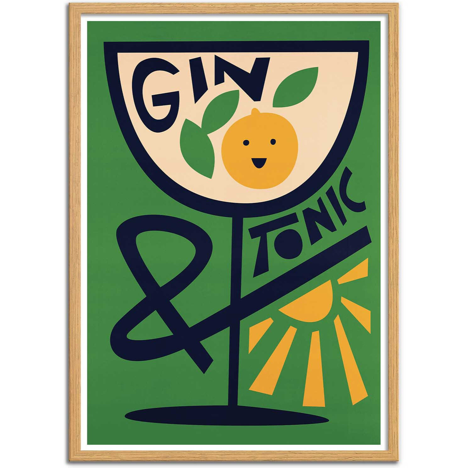 Affiche - Gin Tonic - Fox and Velvet