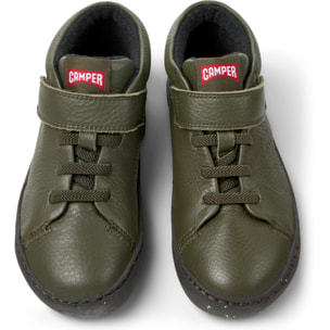 Botines - CAMPER Peu Touring - Verde - Cuero liso