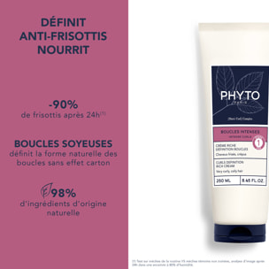 Boucles Intenses - Crème Riche Définition Boucles Cheveux Frisés et Crépus 250 ml
