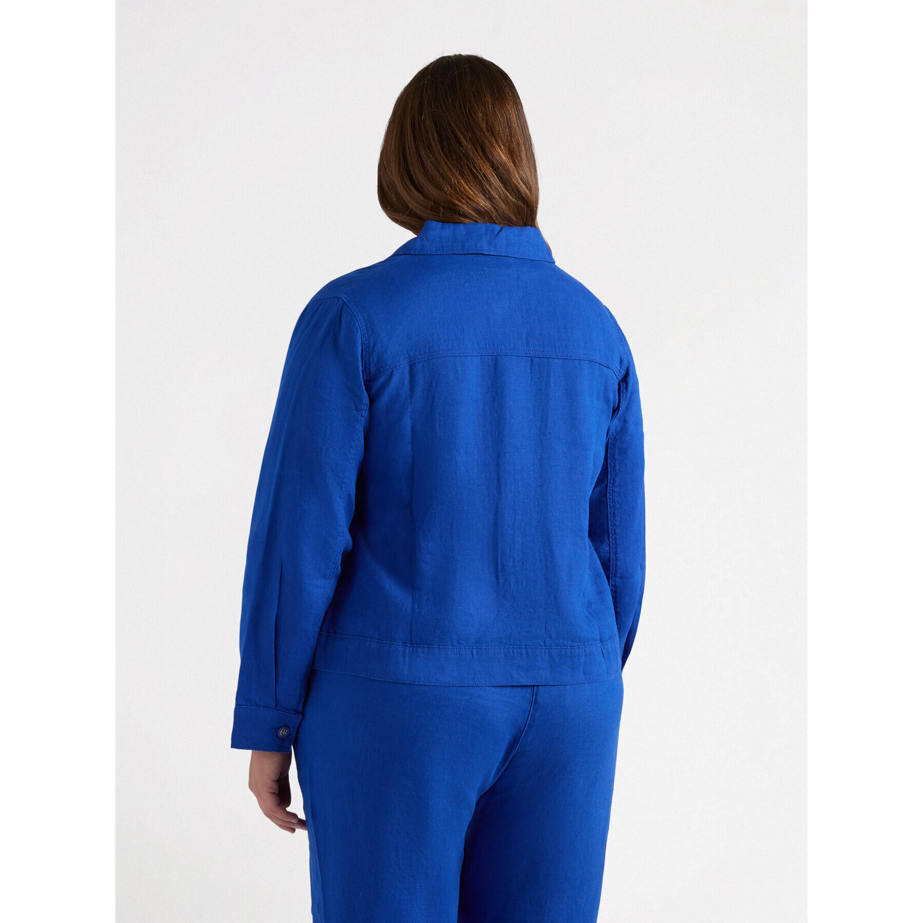 Fiorella Rubino - Chaqueta de lino - Azul aciano