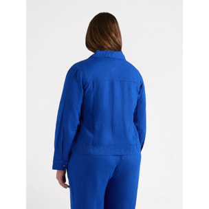 Fiorella Rubino - Chaqueta de lino - Azul aciano