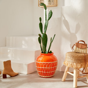 Cactus artificiel en pot "Yuca" vert H109cm