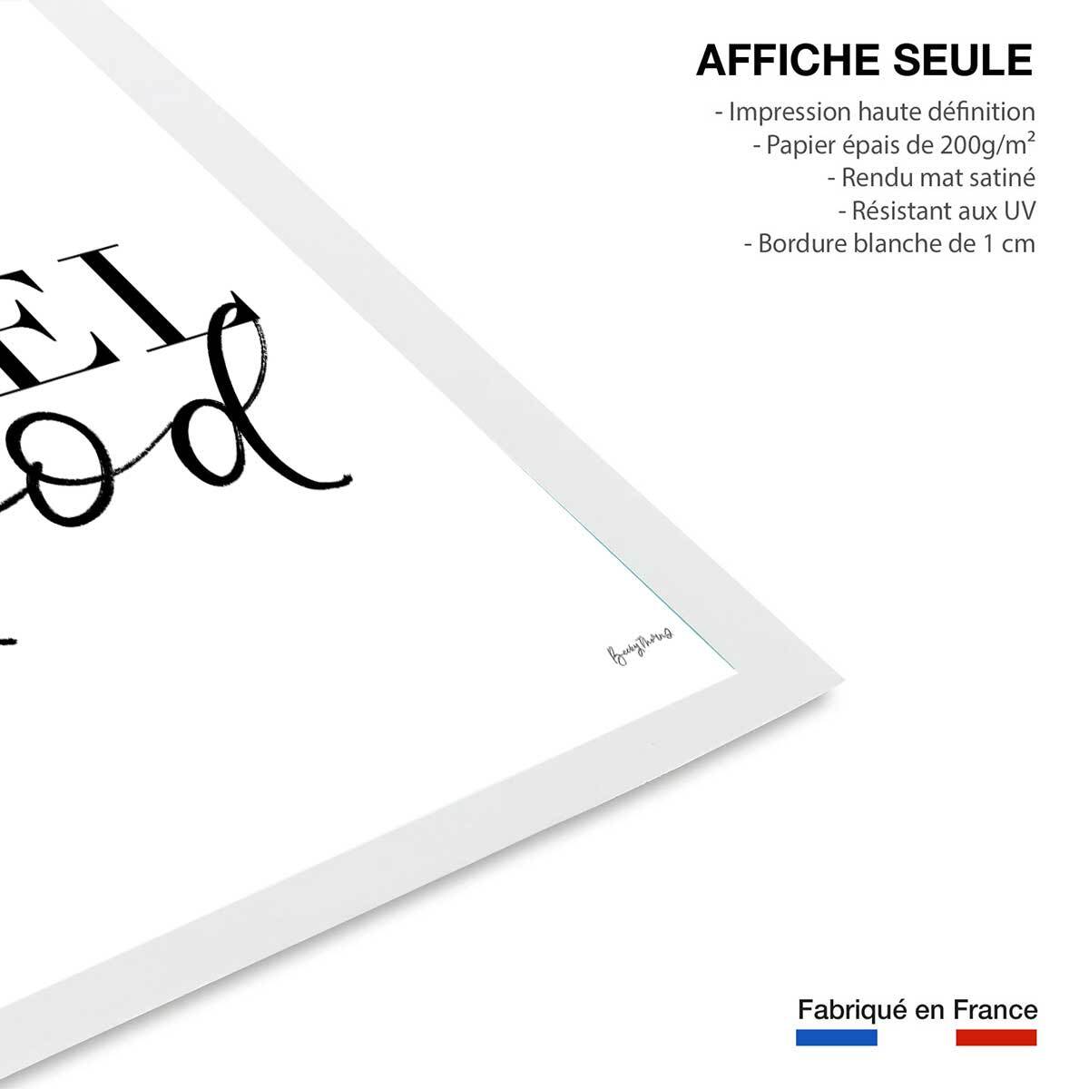 Poster feel good Affiche seule