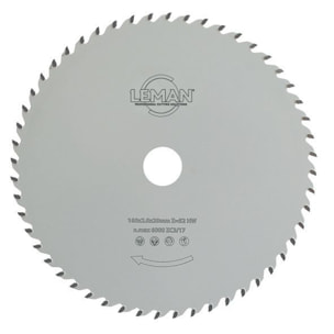 Lame carbure multi-matériaux 160 x 2,0/1,4 x 20 52z - LEMAN - 923.160.2052