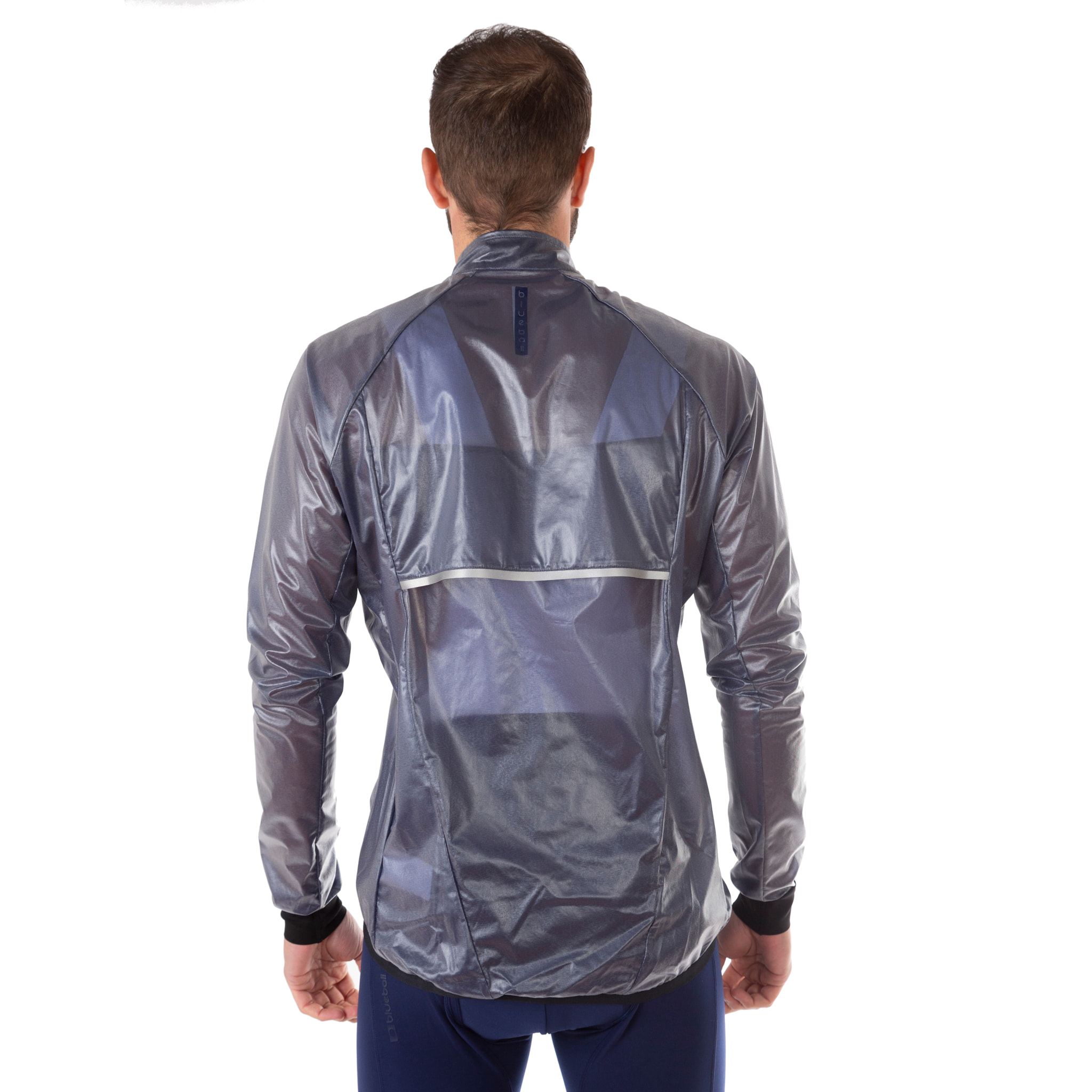 Chaqueta ciclista sin capucha transpirable, resistente al viento y a la lluvia.