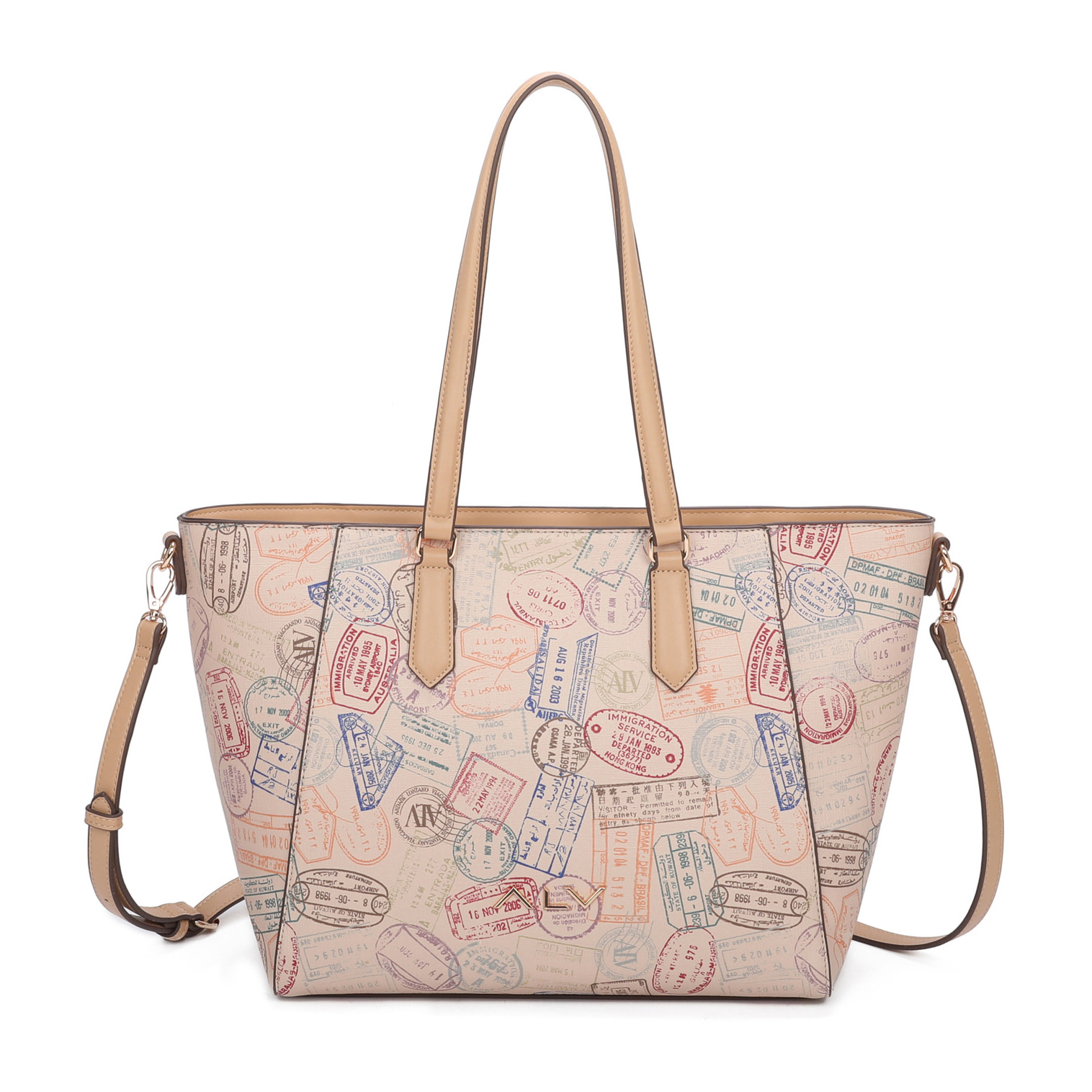 Borsa a spalla  da donna Poliuretano Prodotto alla Moda 44x16x28 cm