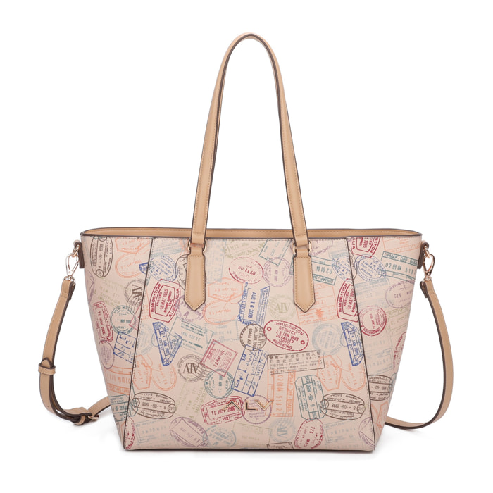 Borsa a spalla  da donna Poliuretano Prodotto alla Moda 44x16x28 cm