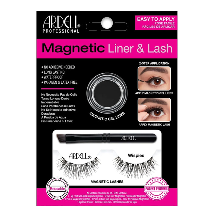 Wispies Noir - Kit Eye-Liner + Faux-Cils Magnétiques