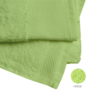 Set salvietta 3 pezzi 60x110 cm verde