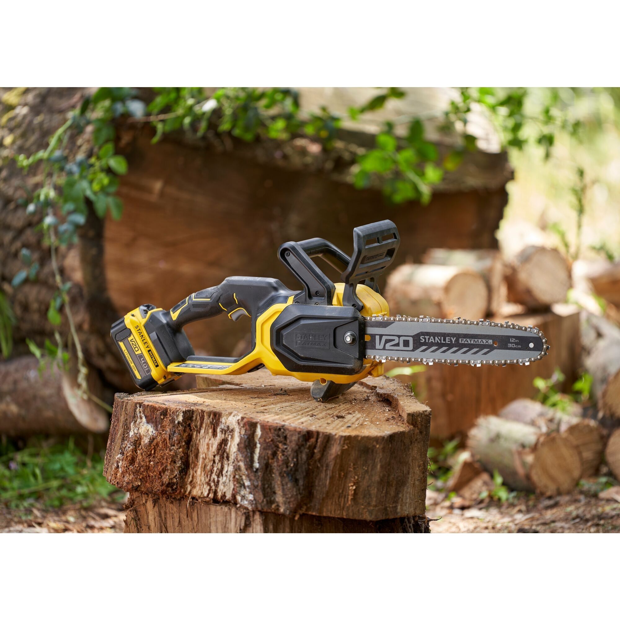 Tronçonneuse 30 cm Brushless V20 FatMax 18V avec 1 batterie 4Ah