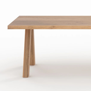 Table de jardin en bois de teck recyclé 10 personnes - Molo