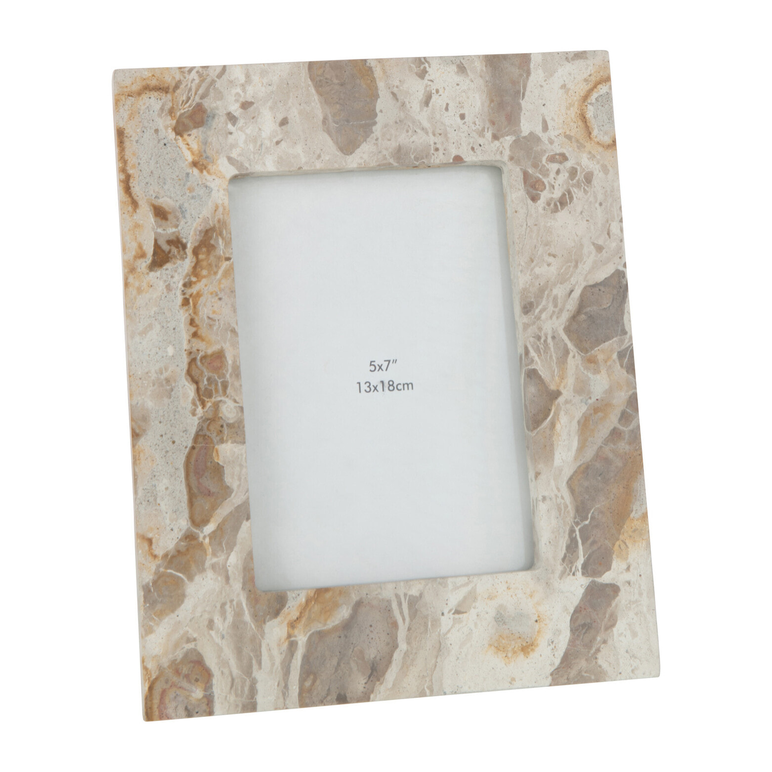 J-Line cadre photo Marble - stone - beige - large