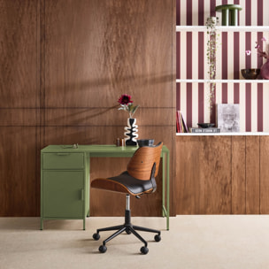 Bureau enfant acier laminé 1 tiroir  SOHO