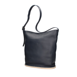 Borsa a spalla da donna Made in Italy - Modello Zelia Plus - 100% pelle - 29.0 x 32.0 x 17.5 cm
