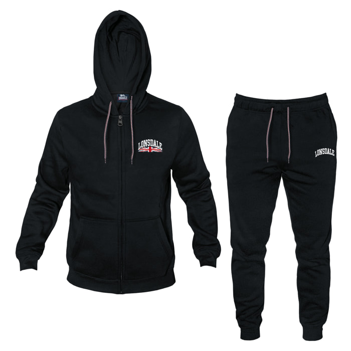 Tuta Uomo LONSDALE Cotone Felpato Zip