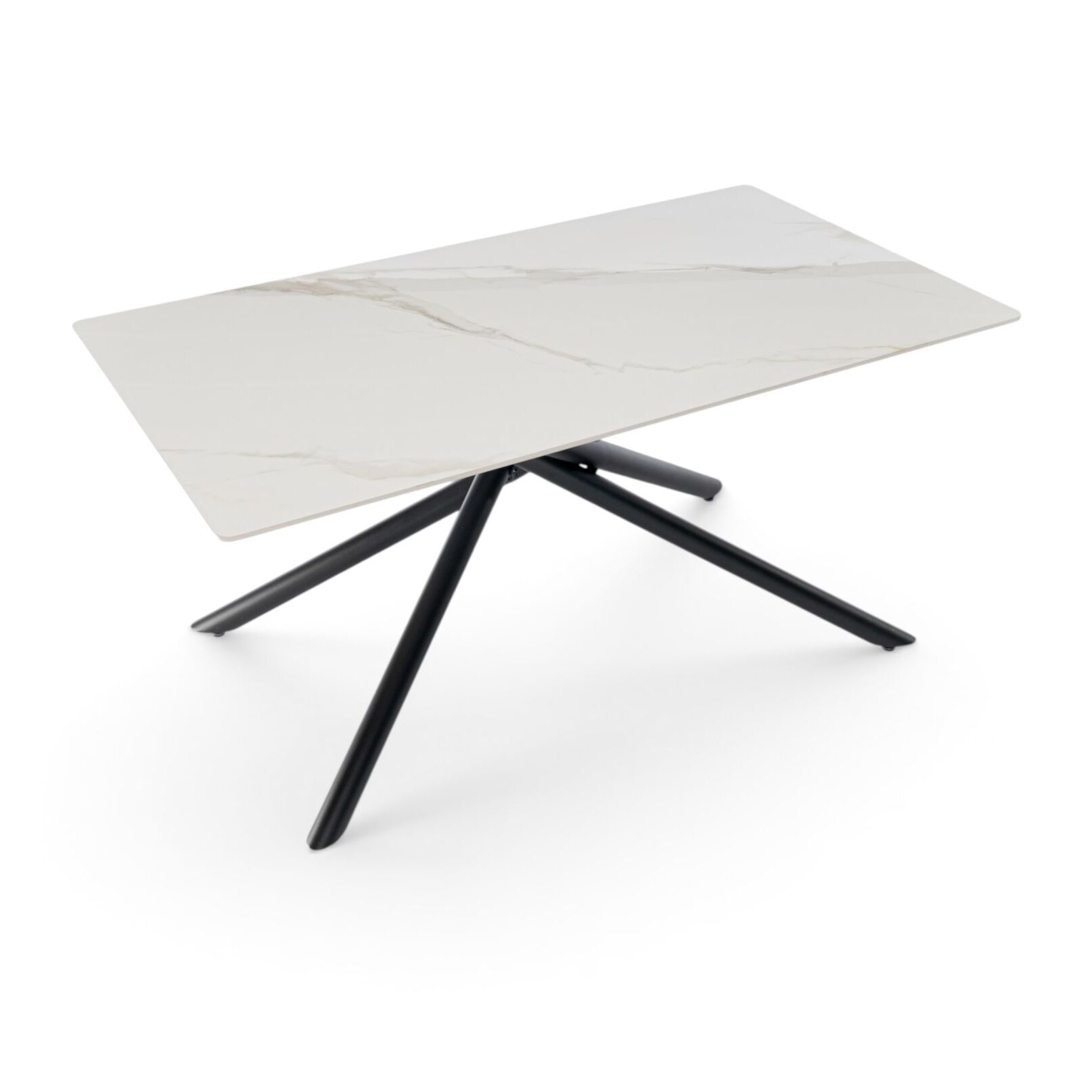 Tavolo MACINAGGIO in ceramica finitura calacatta oro