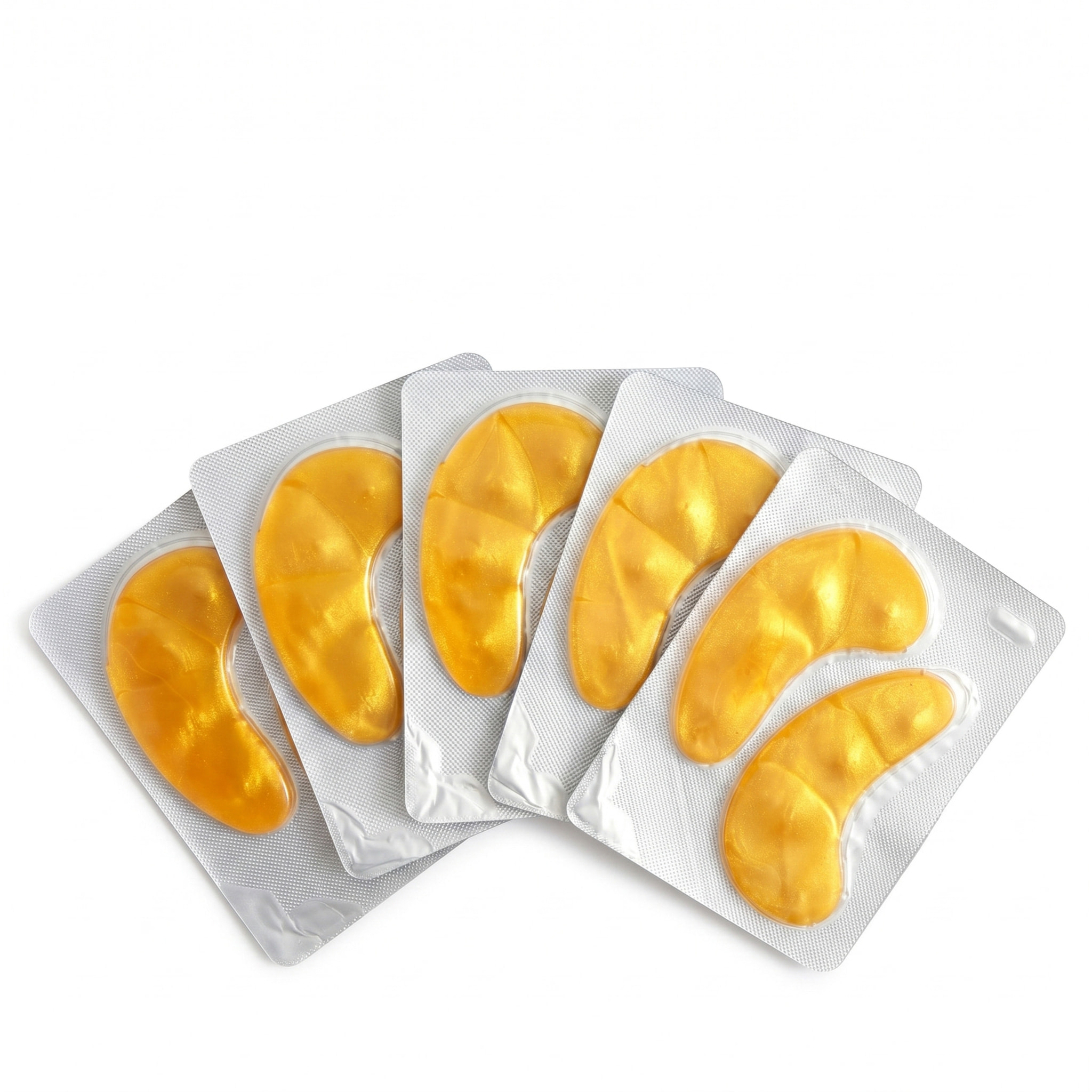 Parche de colágeno dorado para ojos de oro de 24 quilates