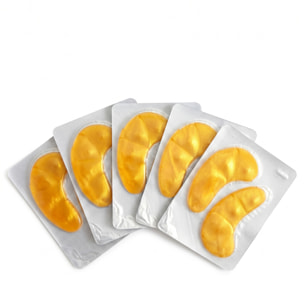 Parche de colágeno dorado para ojos de oro de 24 quilates